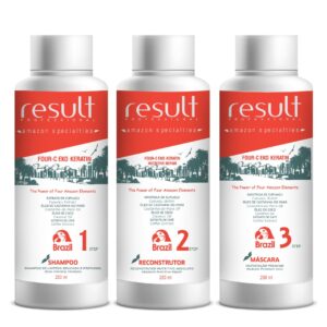 Набір FOUR-C EKO KERATIN (крок 1 + крок 2 + крок 3) 250ml